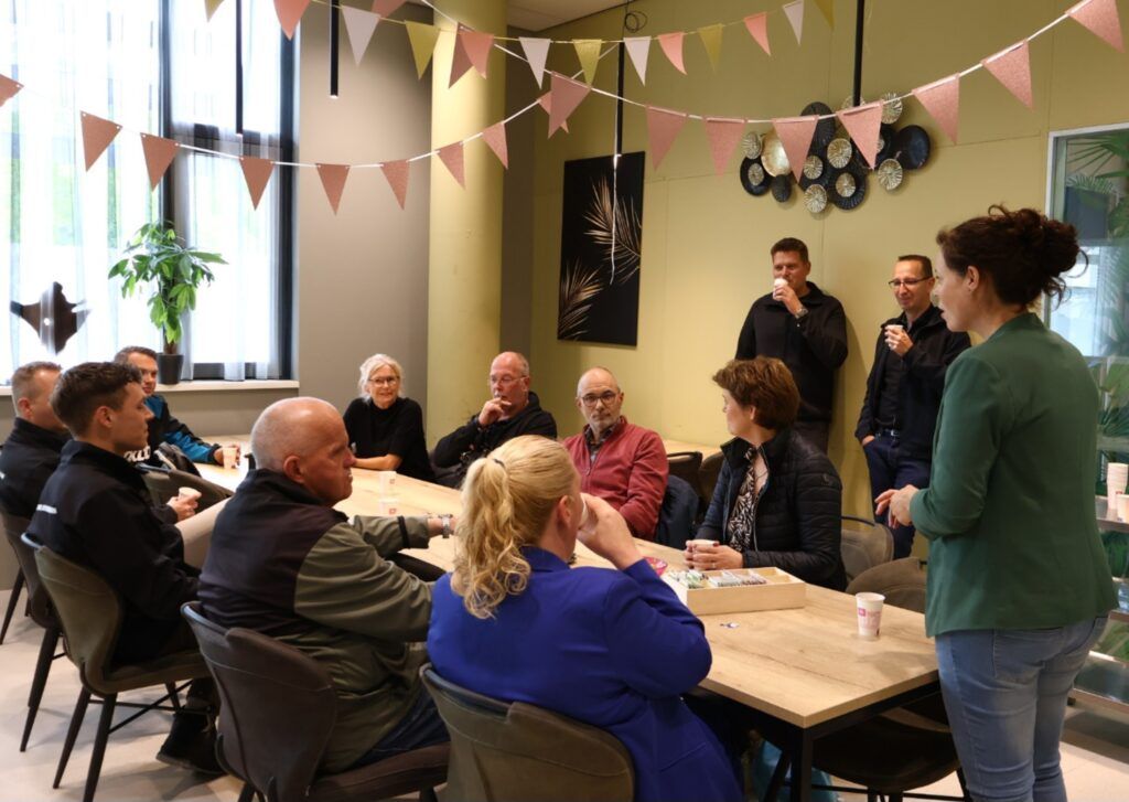 Ontvangst en welkomstwoord op het Aletta
