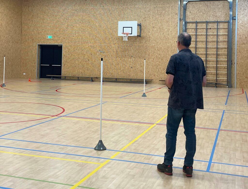 Met drone parcours vliegen