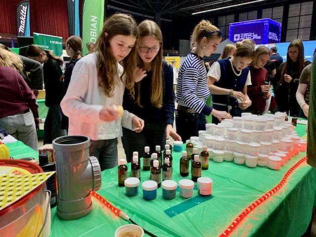 Leerlingen maken hun eigen badzout