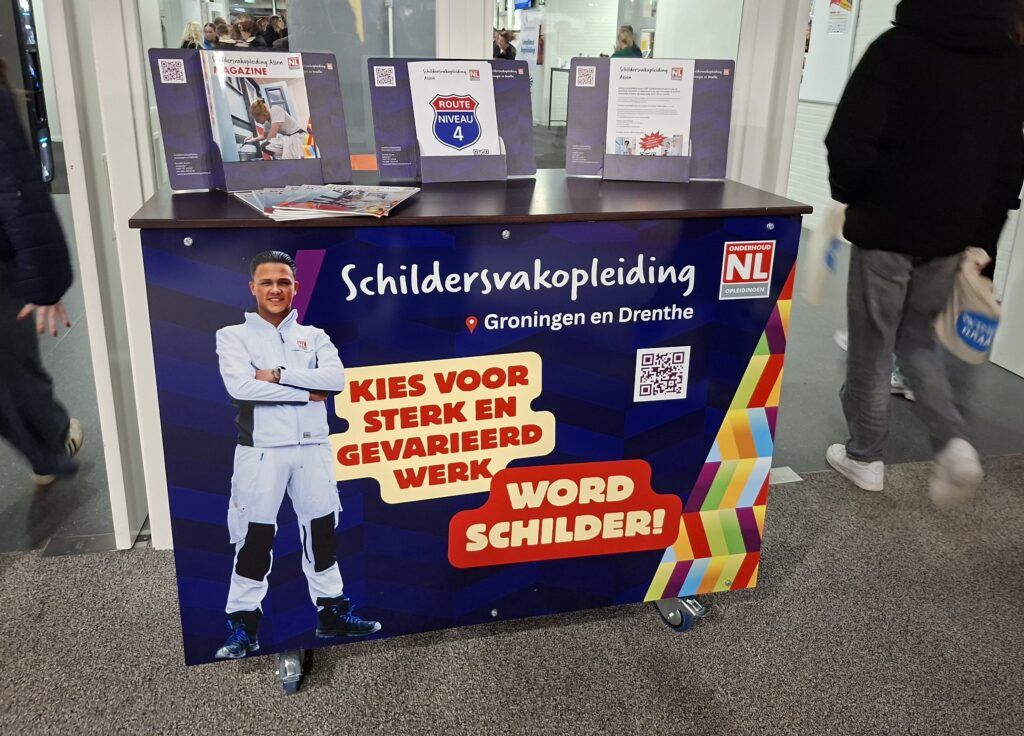 Informatiestand van Schilders Vakopleiding Assen
